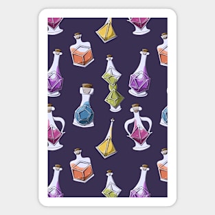 Polyhedral Dice Potion Bottles Magnet